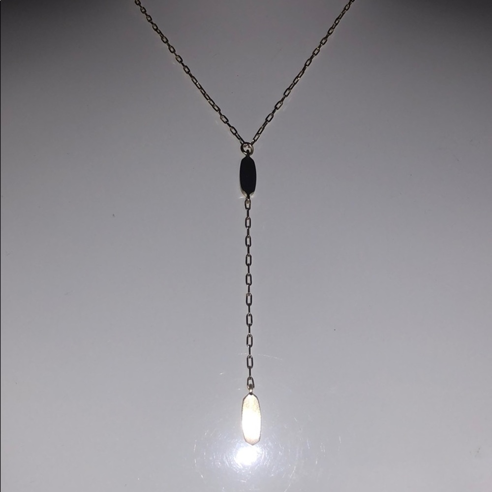 Fern dainty Y necklace